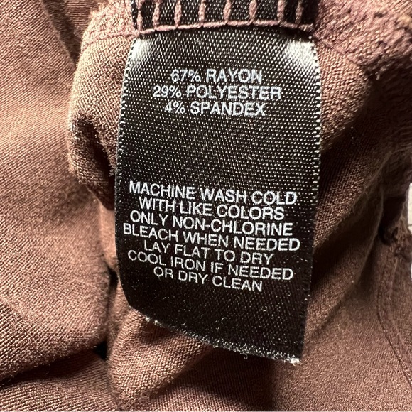 White House Black Market Brown Drape Tank - Picture 4 of 6